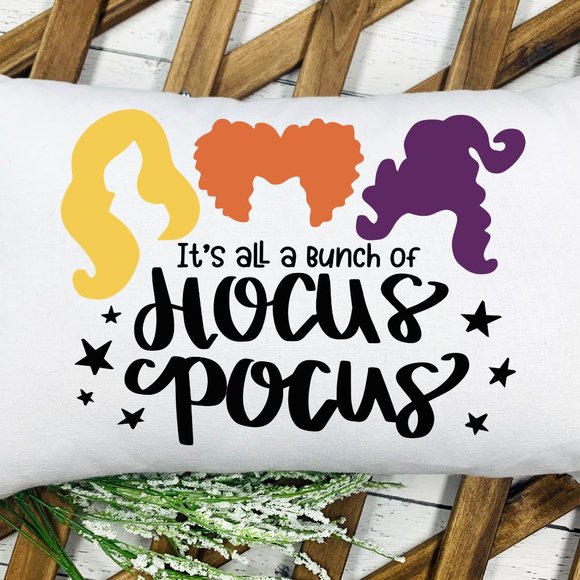 Halloween Queen Pillowcase Set of 2 - CHOOSE either Hocus Pocus or BOO! - Picture 1 of 2